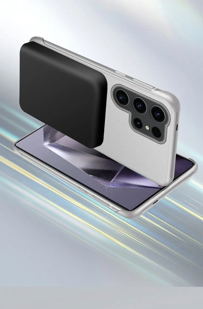 Ultra Thin Magnetic Metal Case for Samsung S25/S24 Ultra, S23/S22 FE – Frameless Matte PC Cover with MagSafe Compatibility