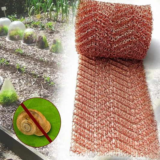 Copper Wire Mesh Signal Shielding Net: Protects Against Pests & Rodents, Decorative Garden Netting - Available in Various Lengths
