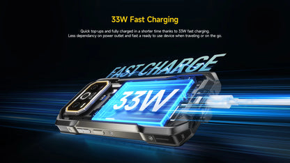 Ulefone Armor 27T Pro 5G Rugged Smartphone – 10600mAh, Android 14, 50MP+64MP Night Camera, 6.78" 120Hz, 24GB+256GB, NFC