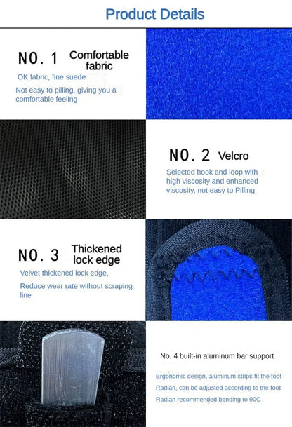 Adjustable Night Splint for Plantar Fasciitis – Soft Foot Drop Brace & Achilles Tendon Stretcher for Pain Relief and Sleep