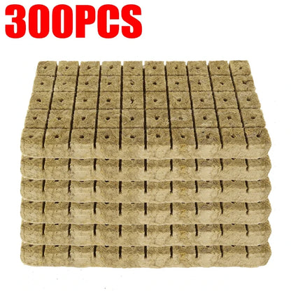 Seedling Grow Cubes — Stonewool Soilless Hydroponic Blocks for Vegetable & Plant Growing