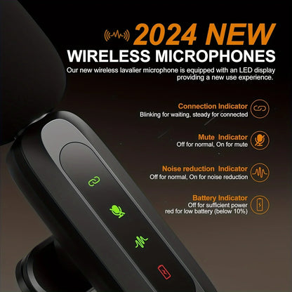 Xiaomi Wireless Lavalier Microphone – Portable Mini Mic for Audio, Video Recording & Livestreaming on iPhone & Android