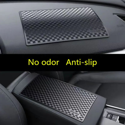 Car Non-Slip Silicone Dashboard Phone Mat | Anti-Slip Storage Pad for Car Mobile Phone Accessories
