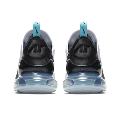 Nike Air Max 270 Running Shoes – Mesh, Shock Absorption, Non-Slip, Abrasion Resistant, Unisex Black & White Low Top