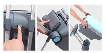 Kids Ride-On Stroller Travel Suitcase – Multifunction Waterproof & Wear-Resistant Luggage Trunk for Children