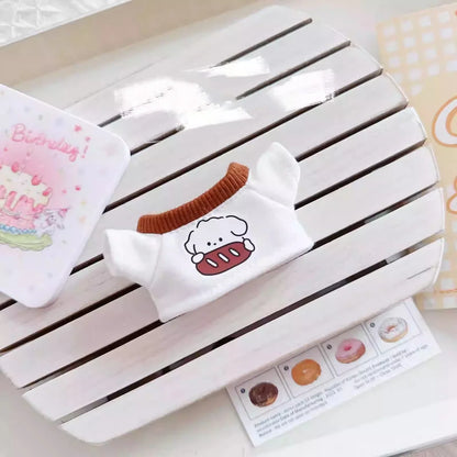 Corduroy Clothing Set for 17cm Labubu Doll – Outfit, Hat & Shoes DIY Accessories Gift