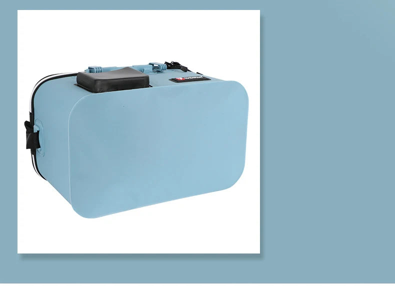 Multifunction Fishing Bucket with Oxygen Pump – Portable Tackle Box & Live Fish Storage Barrel for Camping & Outdoor