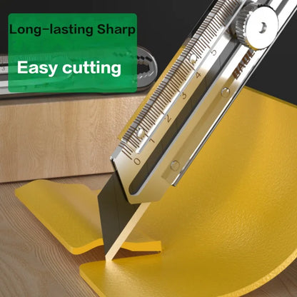 8 in 1 Multipurpose Utility Knife Box Cutter - Stainless Steel Retractable Heavy Duty Waterproof Snap-Off Cutter Knife