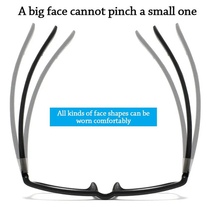 Sports Reading Glasses - Anti-Blue Light TR90 Frame Eyewear for Men & Women (+100 to +400)