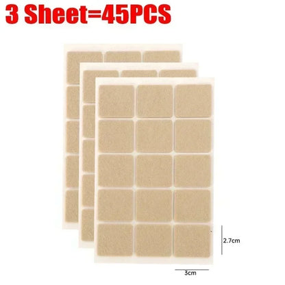 Self-Adhesive Felt Chair Leg Pads – Non-Slip Furniture Protectors for Hardwood Floors, Anti-Scratch Table & Chair Bottom Covers