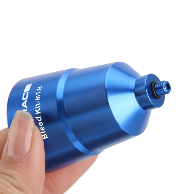 RIDERACE Bicycle Hydraulic Brake Bleed Kit – Oil Funnel & Adapter for Shimano MTB & Road Disc Brakes