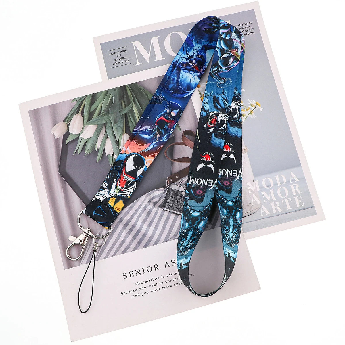 Cartoon Credential Holder Keychain – Cool Lanyard for Key, ID Card, Gym Badge & Cosplay Gift