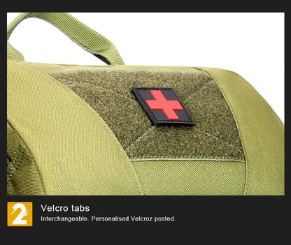 Tactical Outdoor Medical Backpack – Large Capacity Emergency & Camping Bag