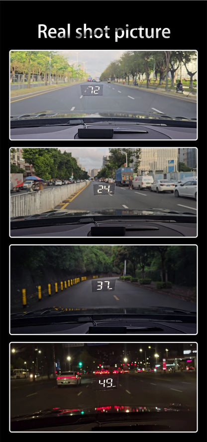 Car Head-Up Display M2 – HD GPS Speedometer, Digital Speed KMH Projector for All Cars, Auto Electronics Accessories