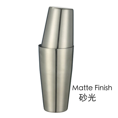 800ml Boston Cocktail Shaker Set – Stainless Steel Martini Bar Mixing Tin for Flair Cocktails