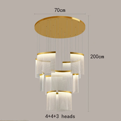 Modern LED Ceiling Pendant Lamp – Decorative Indoor Lighting Chandelier for Bedroom & Dining Room