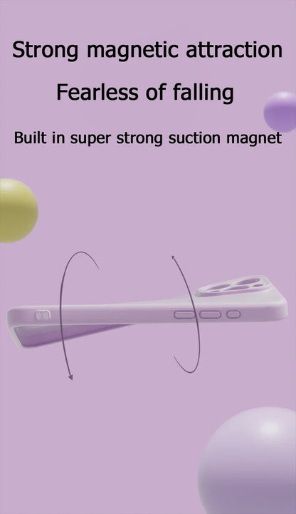 Original Liquid Soft Silicone Magsafe Case — Magnetic Wireless Charging Cover for iPhone 11–16 Pro Max