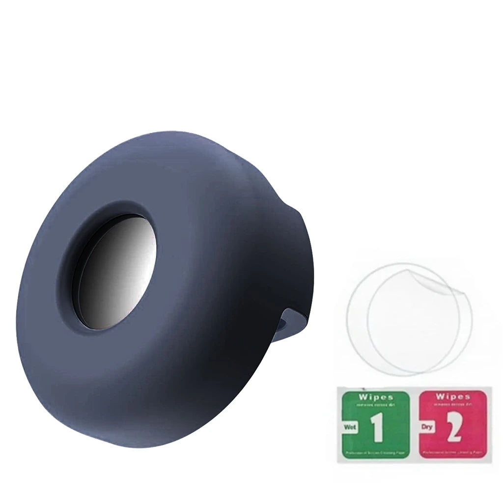 Airtag Dog Collar Holder – Silicone Protective Case for Apple AirTag, Full Body Cover Fits All Collar Sizes