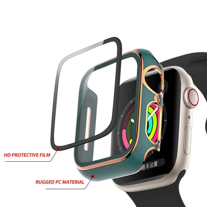 Screen Protector Case for Apple Watch Ultra 2 - 49mm, 41mm, 45mm, with Strap Frame and Bumper for iWatch Series 9, 8, 7, 6, 5, 4, 44mm Glass Film