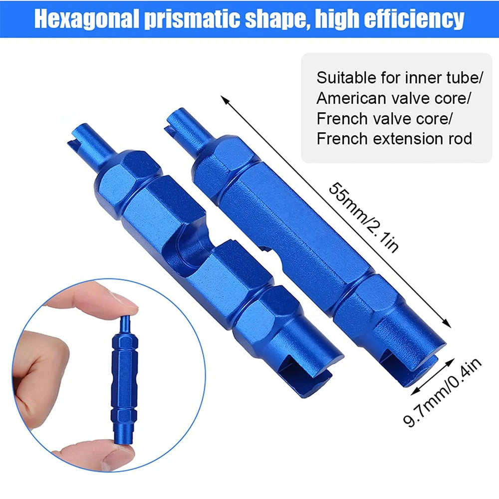 Valve Core Remover Tool – Presta & Schrader Tire Wrench for Bike, Car, Motorcycle & Bicycle Valve Repair
