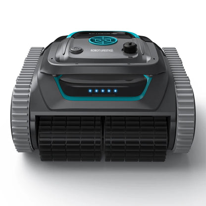 Robot Swimming Pool Cleaner – Cordless, APP-Controlled, Rechargeable 6400mAh Lithium Battery, Route Planning for Tiles, PVC, Mosaic, Cement