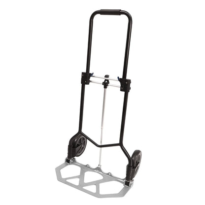 Folding Hand Truck & Dolly — Adjustable Height Aluminum Portable Cart with Anti-Slip Wheels, 264lb Capacity