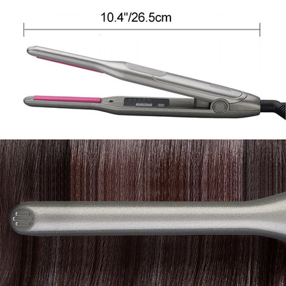 Titanium Mini Flat Iron – Adjustable Temperature Hair Straightener for Men, Pixie, Beard & Bangs