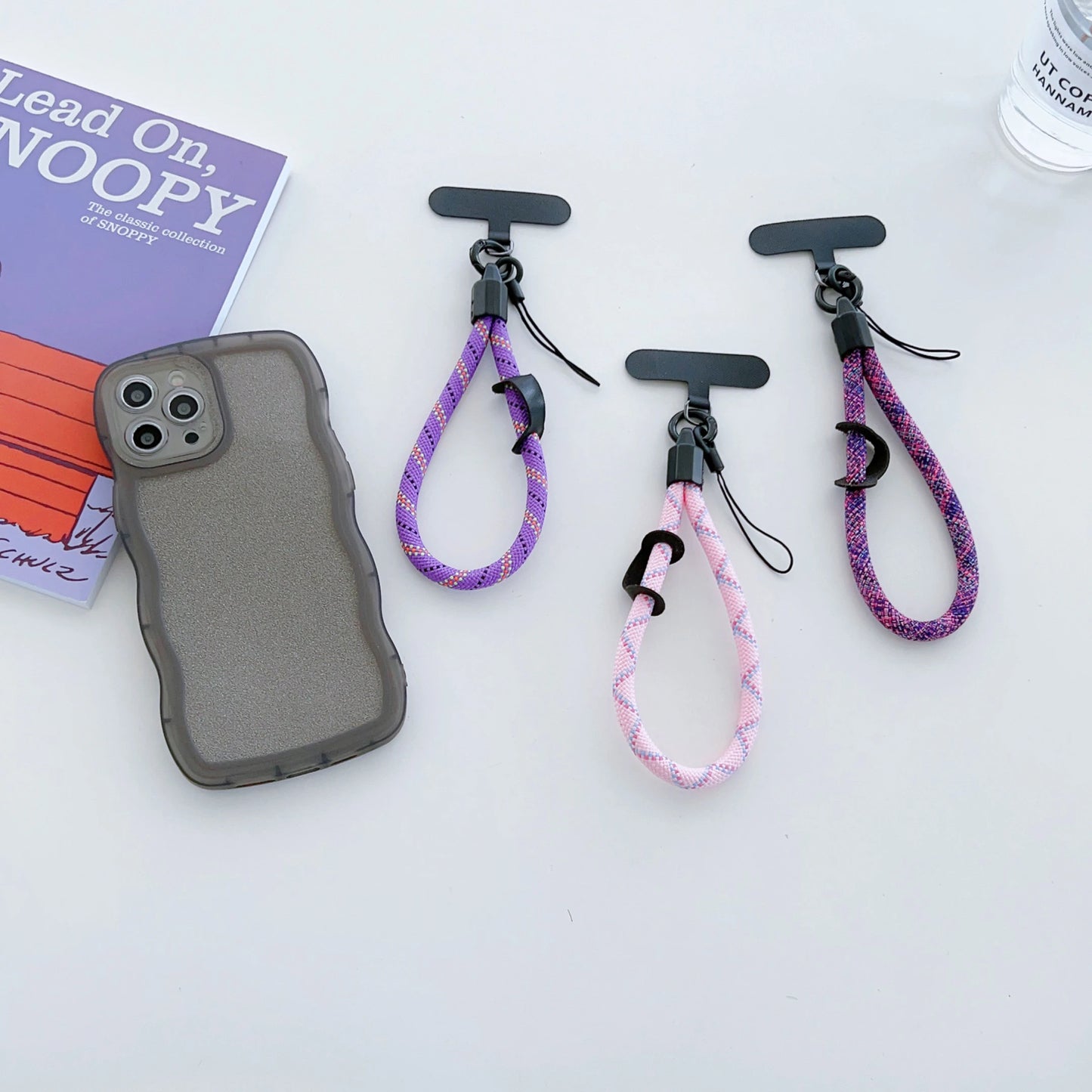 Colorful Woven Mobile Phone Lanyard: New Security Wristband for Headphones, Keys, and Wallet - Stylish and Convenient Wristband Accessory