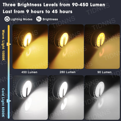 Telescopic Camping Lantern - Rechargeable Fishing Light, Dimmable Atmosphere, Emergency Light, 10000mAh