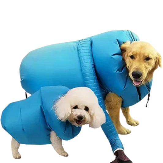 Portable Pet Dogs Drying Bag - Fast Blow Dryer Hair Solution - Foldable Grooming Bag for Efficient Pet Hair Drying