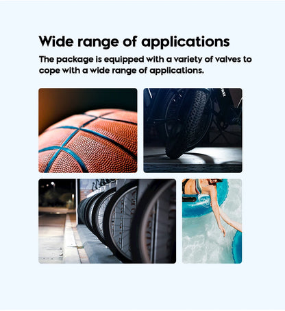 CYCLAMI A3 Ultralight Electric Bike Pump – 100 PSI Portable Tire Inflator for MTB, Road Bike & Motorcycle, Aluminum Alloy