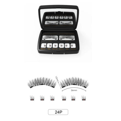 3D Magnetic Eyelashes – Soft, Reusable False Mink Lashes for Easy Wear & Beauty Makeup