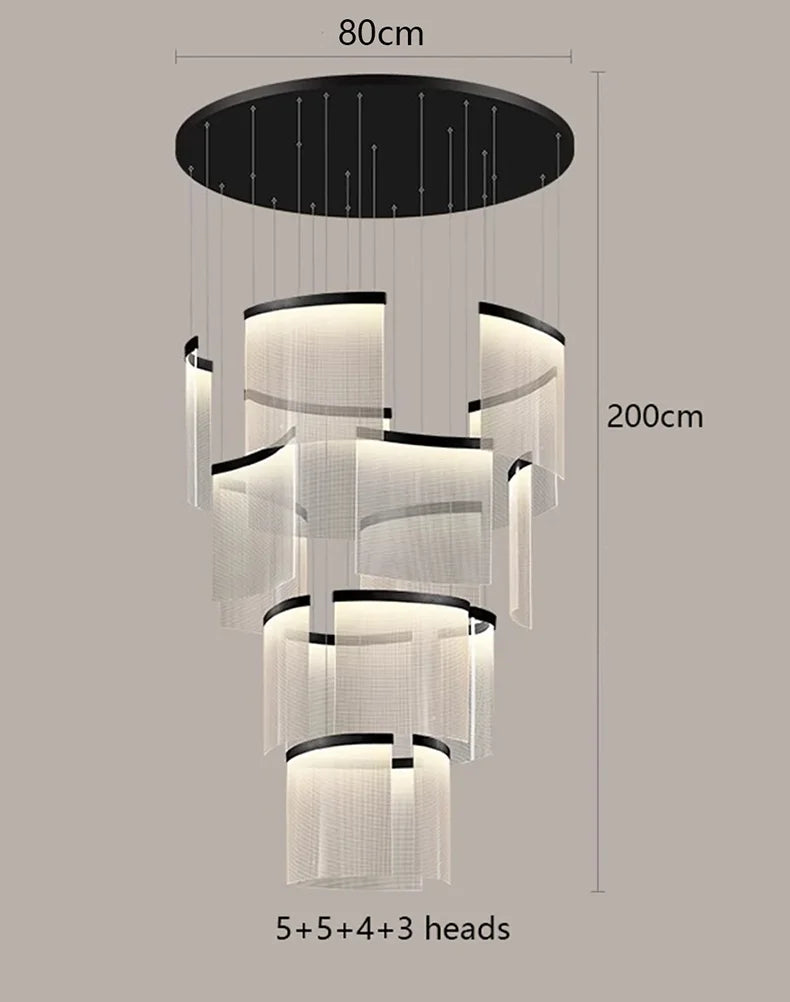 Modern LED Ceiling Pendant Lamp – Decorative Indoor Lighting Chandelier for Bedroom & Dining Room