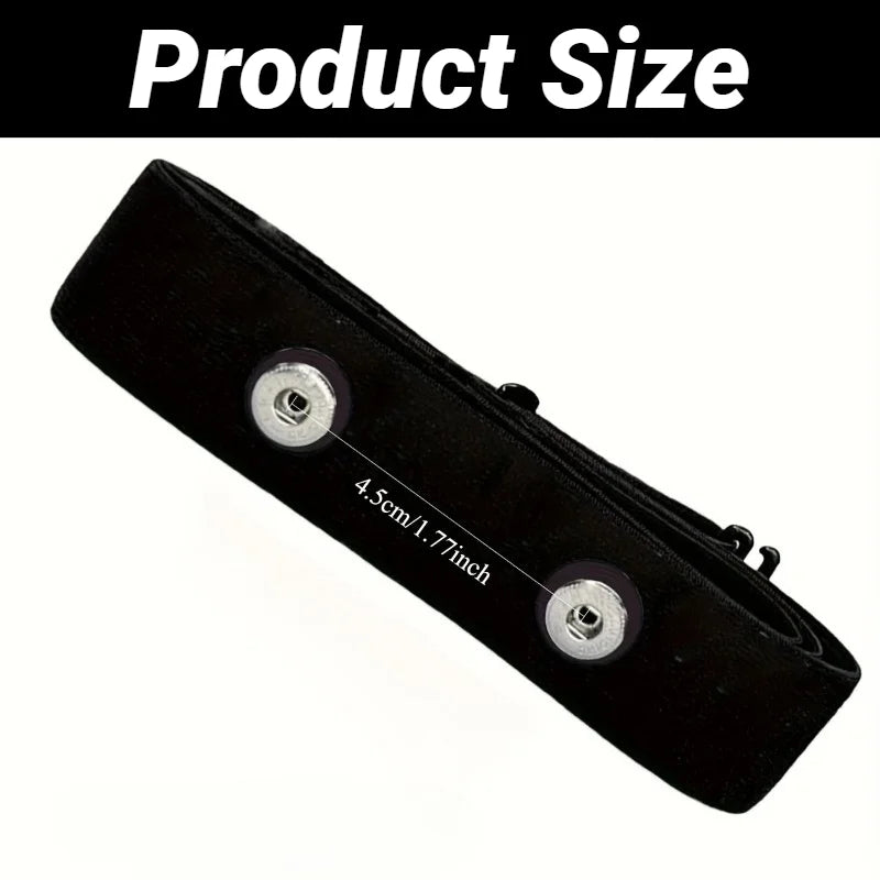 Heart Rate Monitor Replacement Strap – Compatible with Polar, Wahoo, Garmin & Coospo Chest Bands