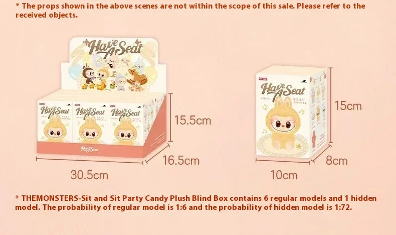 Popmart Labubu The Monsters Blind Box - Manga Figurine Collection & Cute Desktop Doll Gift