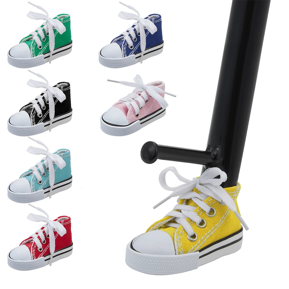 Motorcycle Side Stand Shoe - Creative 7.5cm Tripod Cover, Mini Bicycle Foot Support and Kickstand Decor Moto Parts