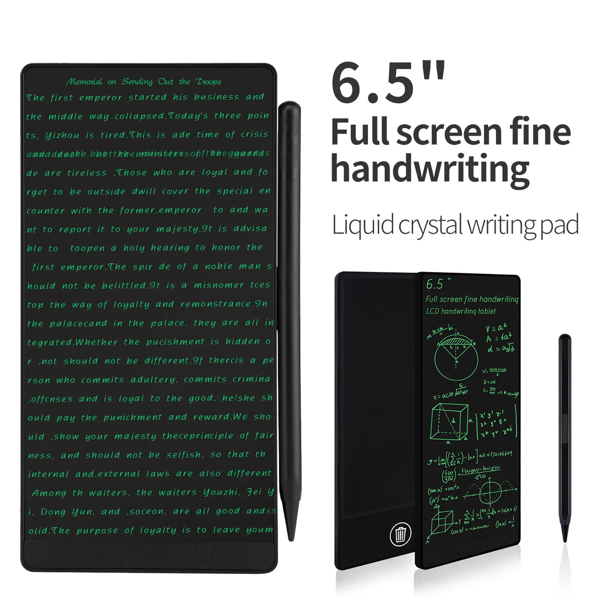 6.5-inch Full Screen Superfine Handwriting LCD Writing Tablet: Magneti ...