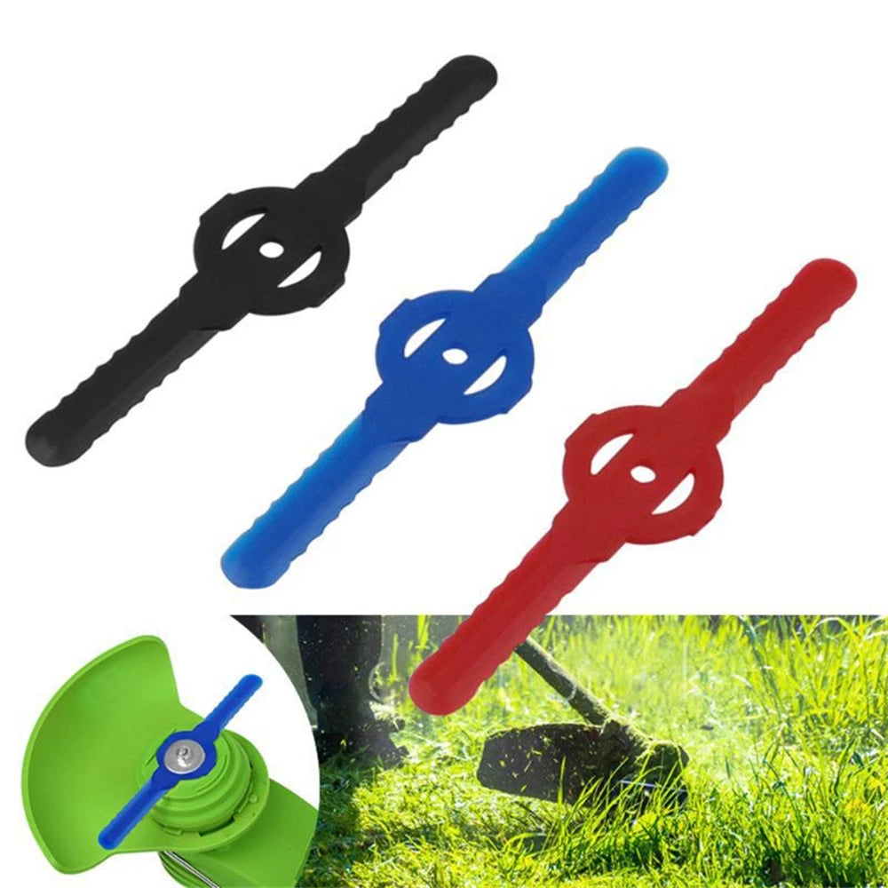 6/12/20PCS String Trimmer Head Blades — Plastic Cutter Replacement for Lawn Mower & Weed Wacker