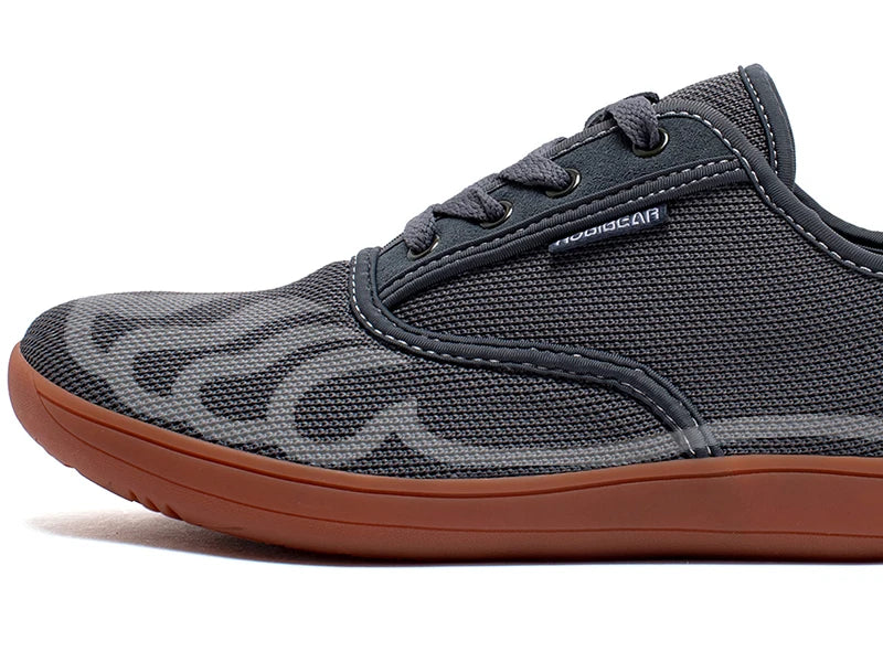 HOBIBEAR Wide-Toe-Box Barefoot Shoes for Men - Minimalist, Breathable, Comfortable Trail Walking Shoes