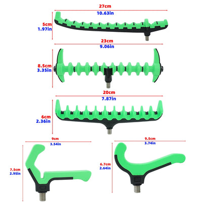 Hirisi Feeder Rod Rest Head – Plastic Carp Fishing Buzz Bar Accessory AC202