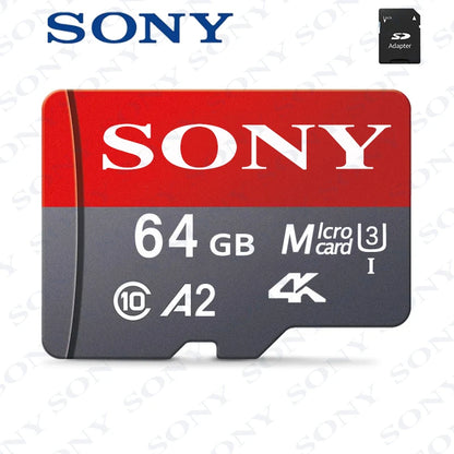SONY High-Speed Micro SD Card – 128GB, 64GB, 256GB, 512GB, 1TB Memory Card for Phone, Camera & Tablet PC