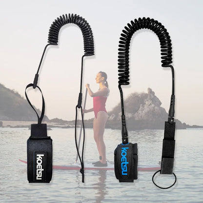 SUP Board Ankle Leash — Elastic Foot Rope for Stand Up Paddle Board Surfing Safety