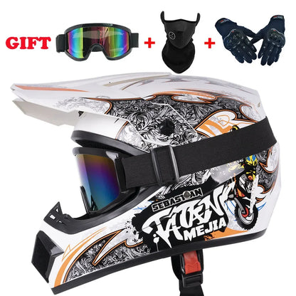 Full Face Off-Road Motorcycle Helmet – Downhill AM DH Cross Motocross Capacete Casco   2/2