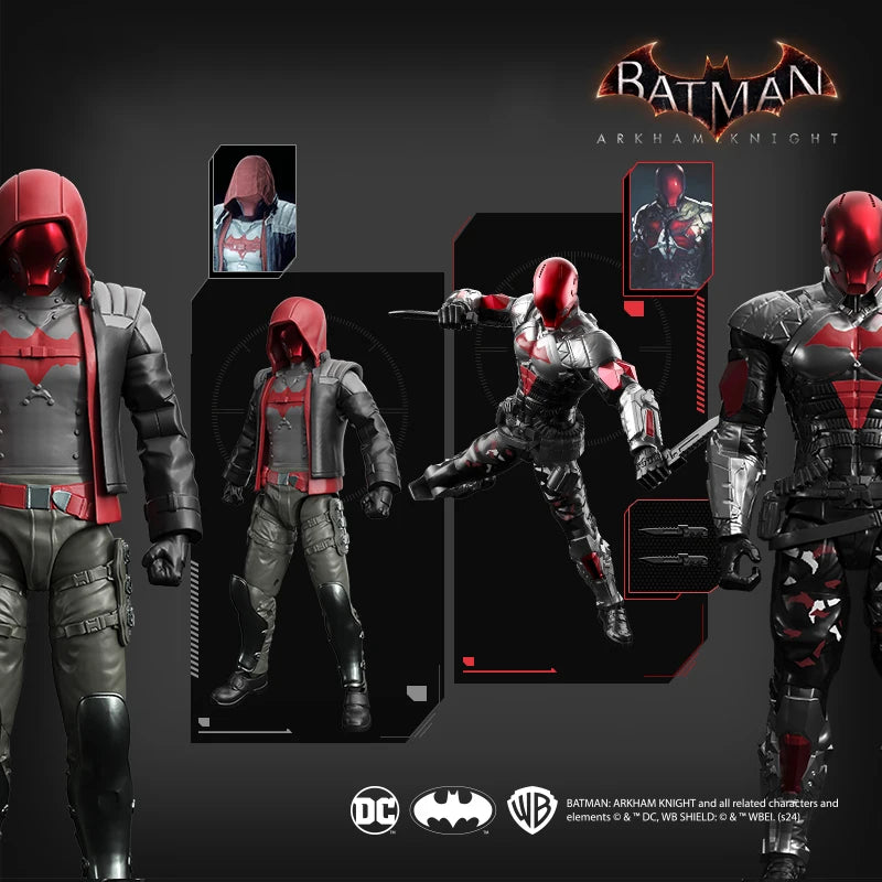 F5 Batman Arkham Knight Action Figures – 7 Styles, 10cm Blind Box Model Collectibles for Boys