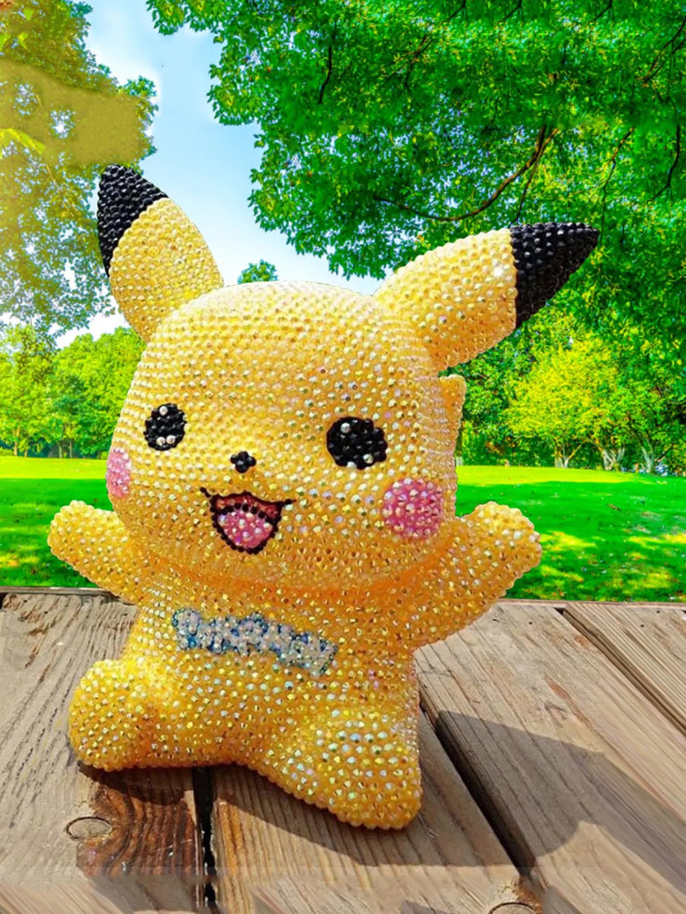 Hot Sale DIY Anime Piggy Bank – Cartoon Melody & Hello Kitty Diamond Stick Figurine Model Gift Statue Doll