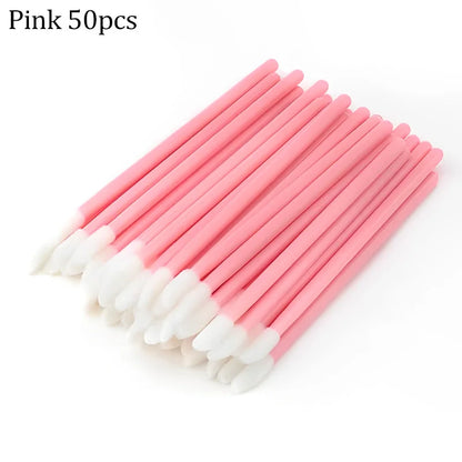 50PCS Reusable Eyelash Brushes – Mascara Wands Spoolers for False Lashes & Eyelash Extensions