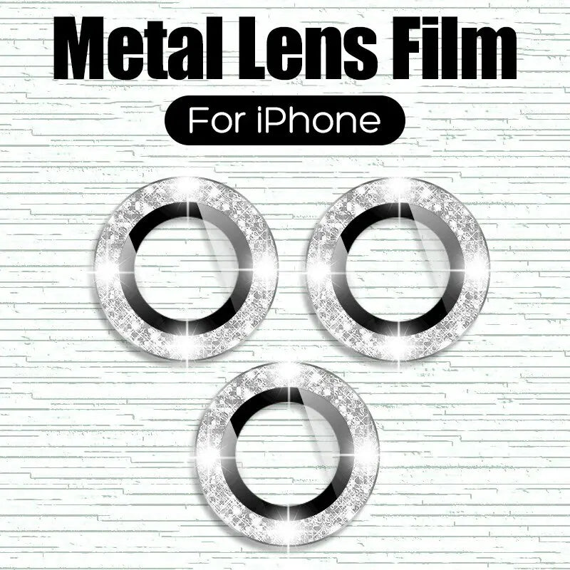 iPhone Camera Lens Protector 3-Pack: Compatible with iPhone 11-15 Pro Max Mini - Protective Glass for Camera Lens on iPhone 14 & 15