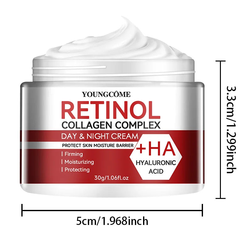 Retinol Collagen Facial Moisturizing Cream – Deep Nourishment for Dry, Rough & Aging Skin