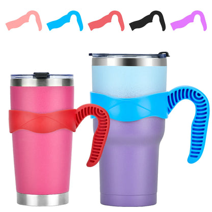 Non-Slip Handle Holder for 20oz & 30oz Tumblers — Travel-Friendly Coffee & Water Cup Accessory