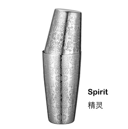 800ml Boston Cocktail Shaker Set – Stainless Steel Martini Bar Mixing Tin for Flair Cocktails